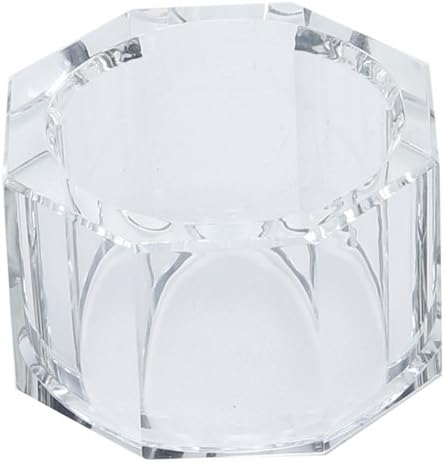 Conjunto 4 Anéis para Guardanapos de Cristal Ópito Roud5cm x 3 cm - Wolff