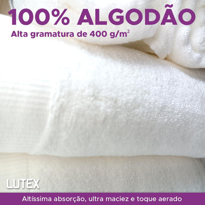 Jogo de Banho Gigante Banhão Buddemeyer Dual Air 100% Algodão 4 peças Toalha Alta Absorção Macia Grossa (Azul Verde 1810/1676)