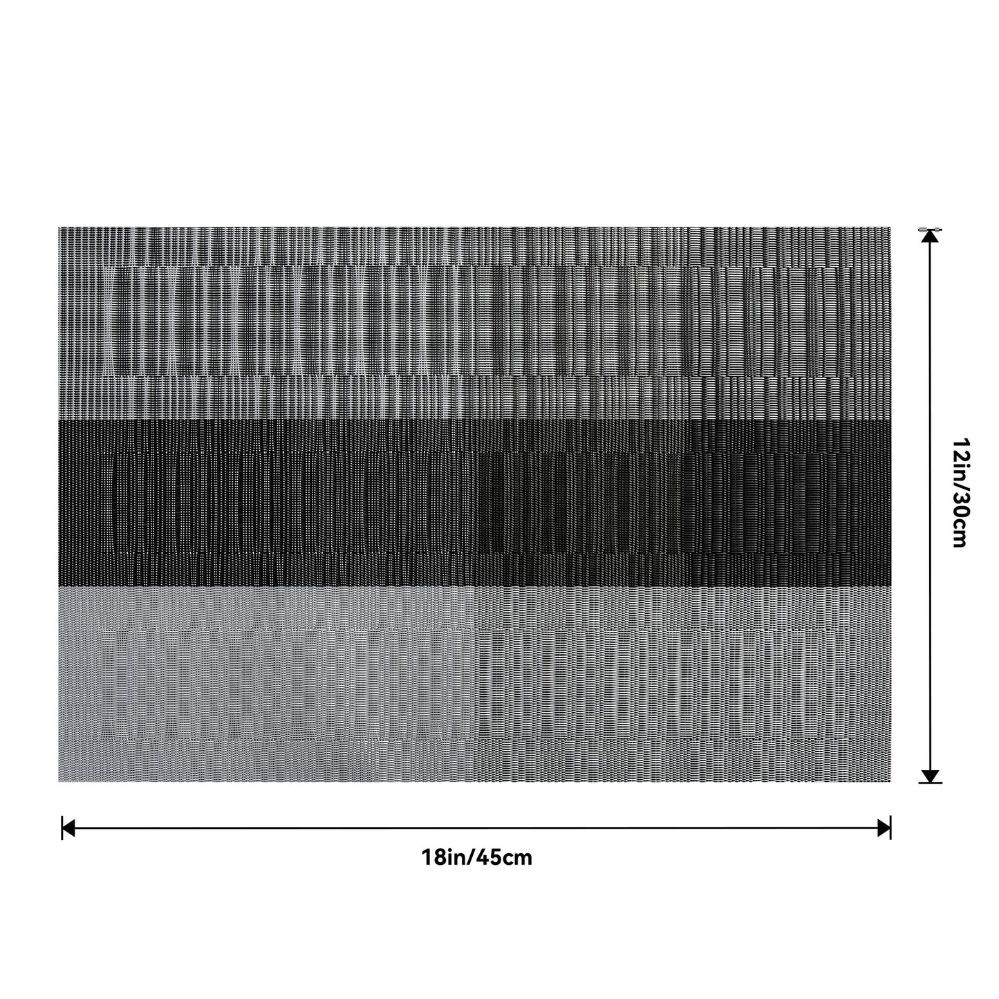 Leetaltree Jogo americano bege conjunto de 4 - tapetes antiderrapantes resistentes ao calor para mesa de jantar, tapetes de mesa de vinil de PVC duráveis laváveis (bege, 4)